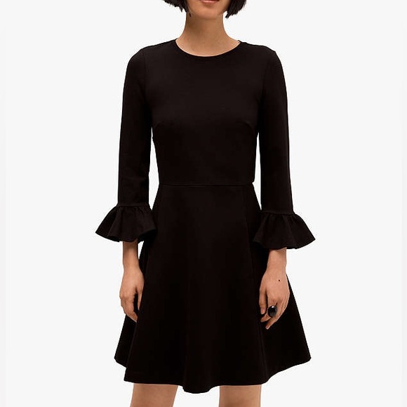 KATE SPADE BELL SLEEVE PONTE DRESS - Picture 6 of 13